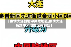 【疫情大连新增中风险地区,疫情大连新增中风险地区有哪些】