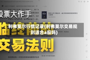 利弗莫尔行情记录(利弗莫尔交易规则适合a股吗)