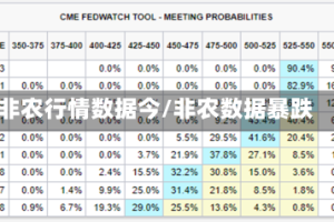非农行情数据今/非农数据暴跌