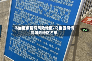 乌当区疫情高风险地区/乌当区疫情高风险地区名单