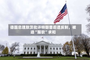 德国总理默茨批评特朗普后遭反制，被迫“服软”求和