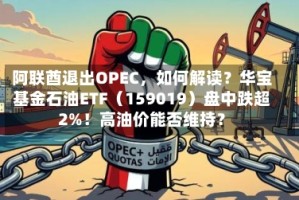 阿联酋退出OPEC，如何解读？华宝基金石油ETF（159019）盘中跌超2%！高油价能否维持？