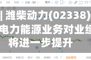 港股异动 | 潍柴动力(02338)涨超4%再创新高 电力能源业务对业绩的贡献将进一步提升