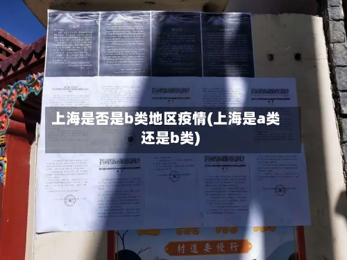 上海是否是b类地区疫情(上海是a类还是b类)-第1张图片