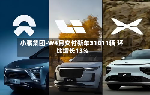 小鹏集团-W4月交付新车31011辆 环比增长13%-第3张图片