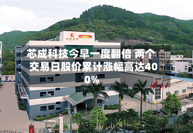芯成科技今早一度翻倍 两个交易日股价累计涨幅高达400%-第3张图片
