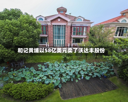 和记黄埔以58亿美元卖了沃达丰股份-第1张图片