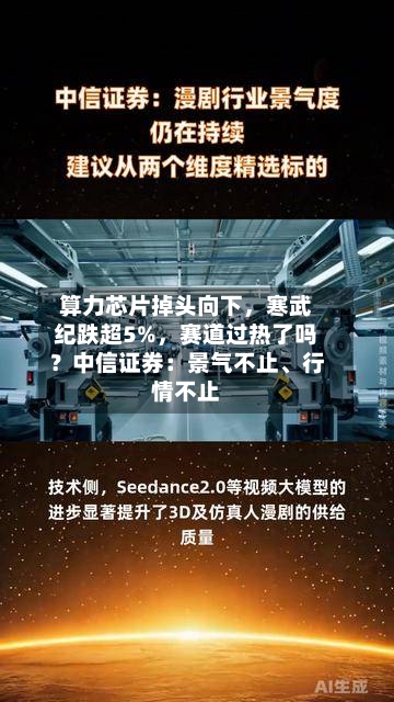 算力芯片掉头向下，寒武纪跌超5%	，赛道过热了吗？中信证券：景气不止、行情不止-第2张图片