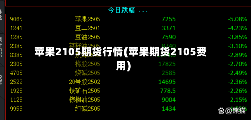 苹果2105期货行情(苹果期货2105费用)-第1张图片