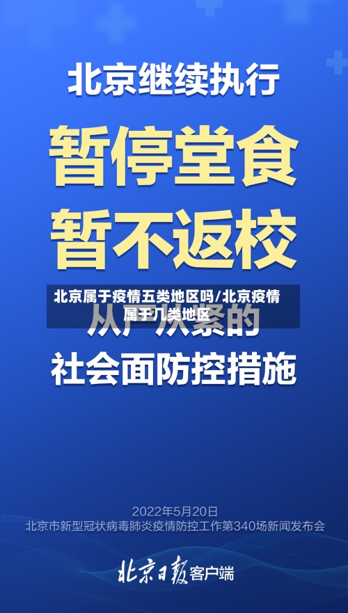 北京属于疫情五类地区吗/北京疫情属于几类地区-第2张图片