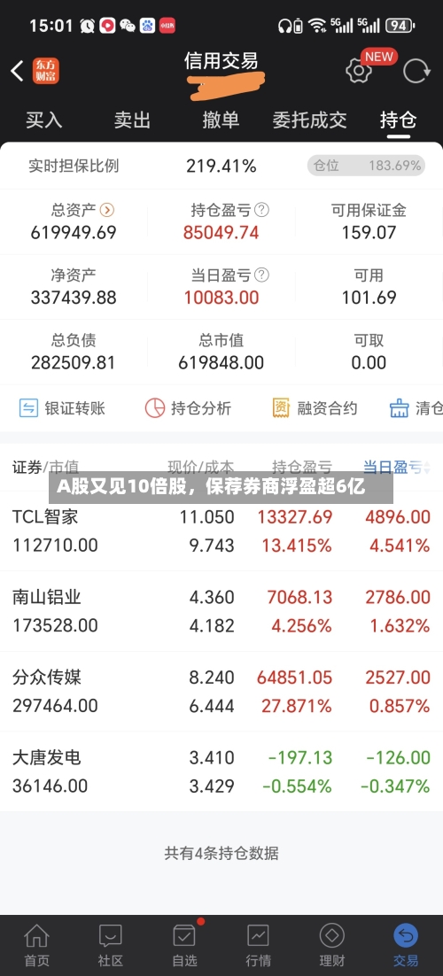 A股又见10倍股	，保荐券商浮盈超6亿-第1张图片