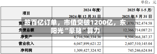 签百亿订单，市值突破1200亿，东阳光“豪赌”算力-第1张图片